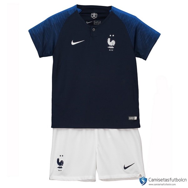Camiseta Seleccion Francia Primera equipo Niños 2018 Negro